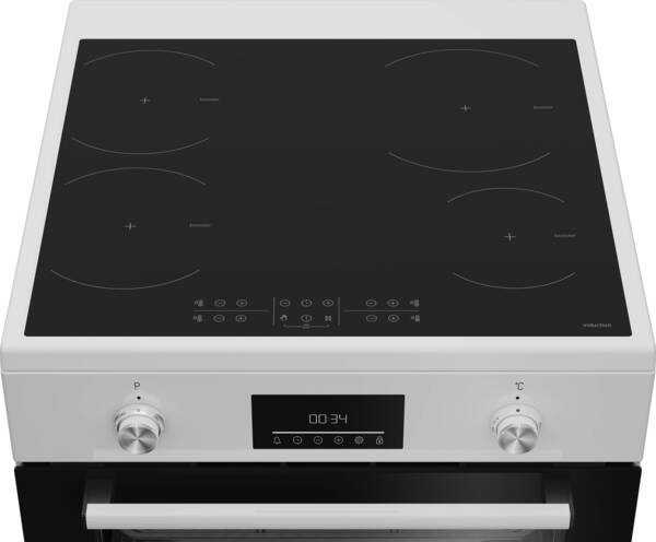 BEKO fornuis met inductie kookplaat - 60cm - FBMA6930GW