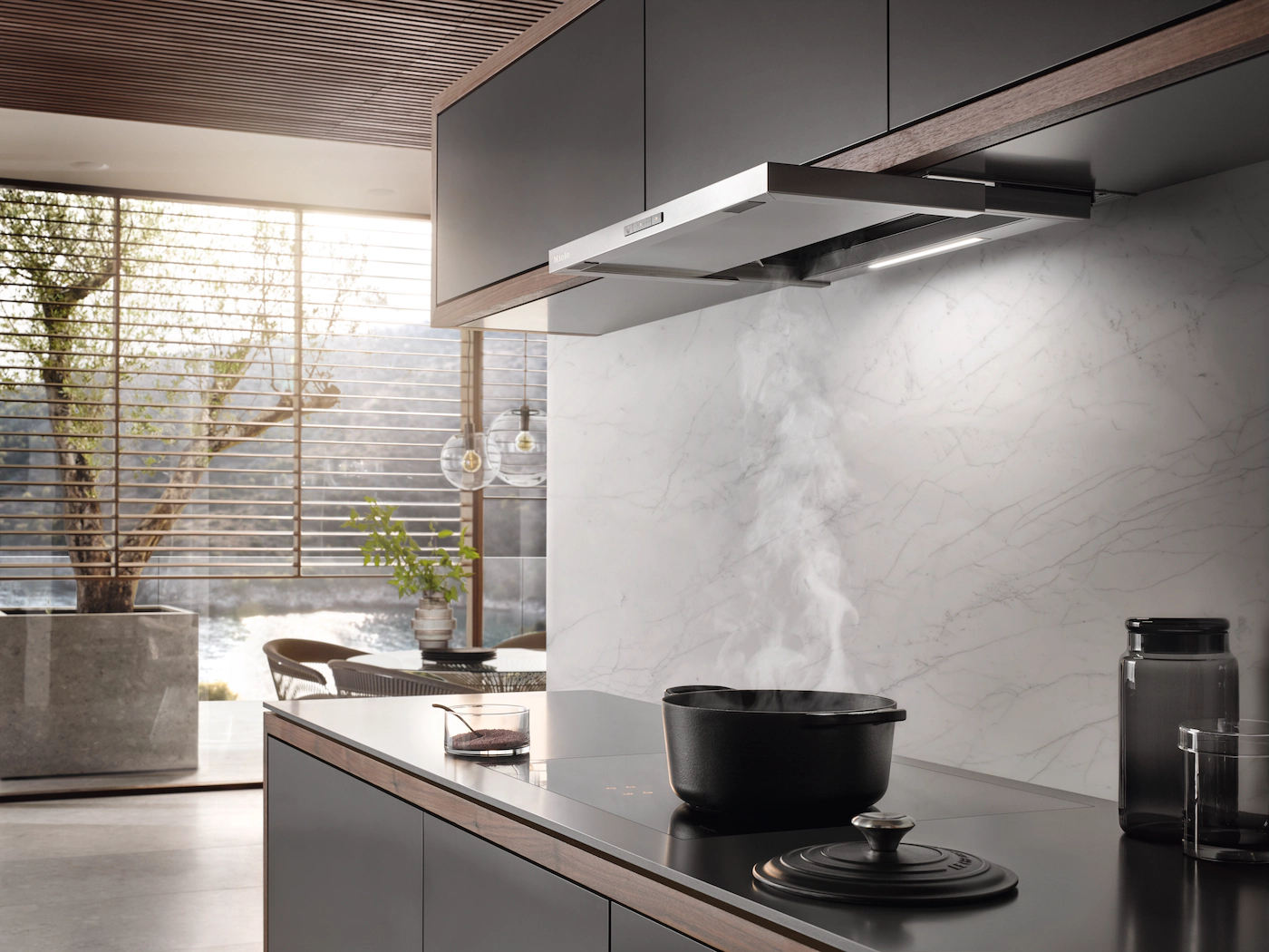 MIELE telescopische dampkap - 60cm - DAS2620EDST