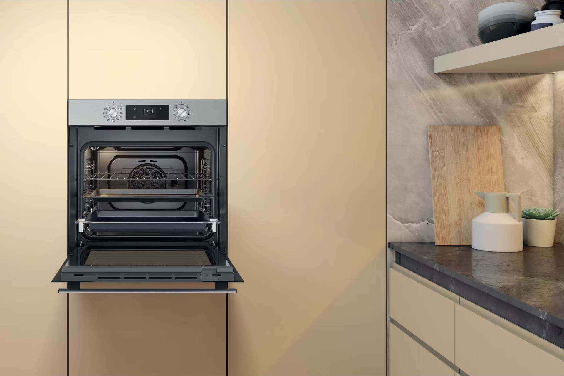 WHIRLPOOL NEW ACTUAL multifunctionele oven - 60cm - OMR58HU1X