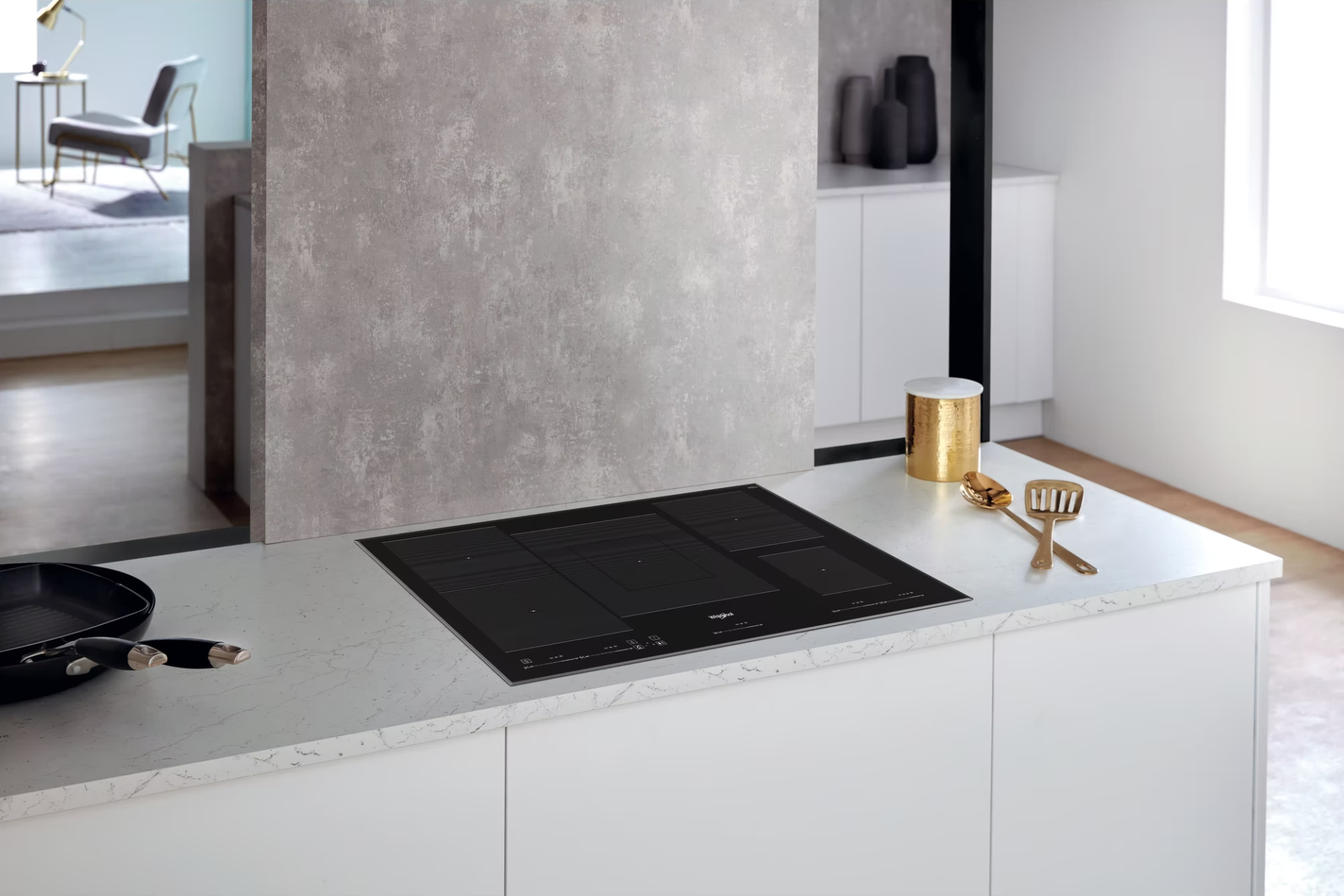 WHIRLPOOL inductiekookplaat - 90cm - WT1090BA