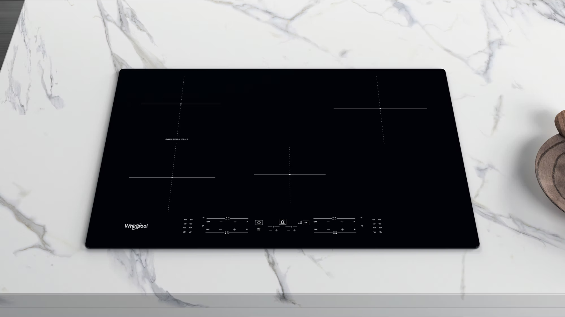 WHIRLPOOL inductiekookplaat - 77cm - WBB4877NE