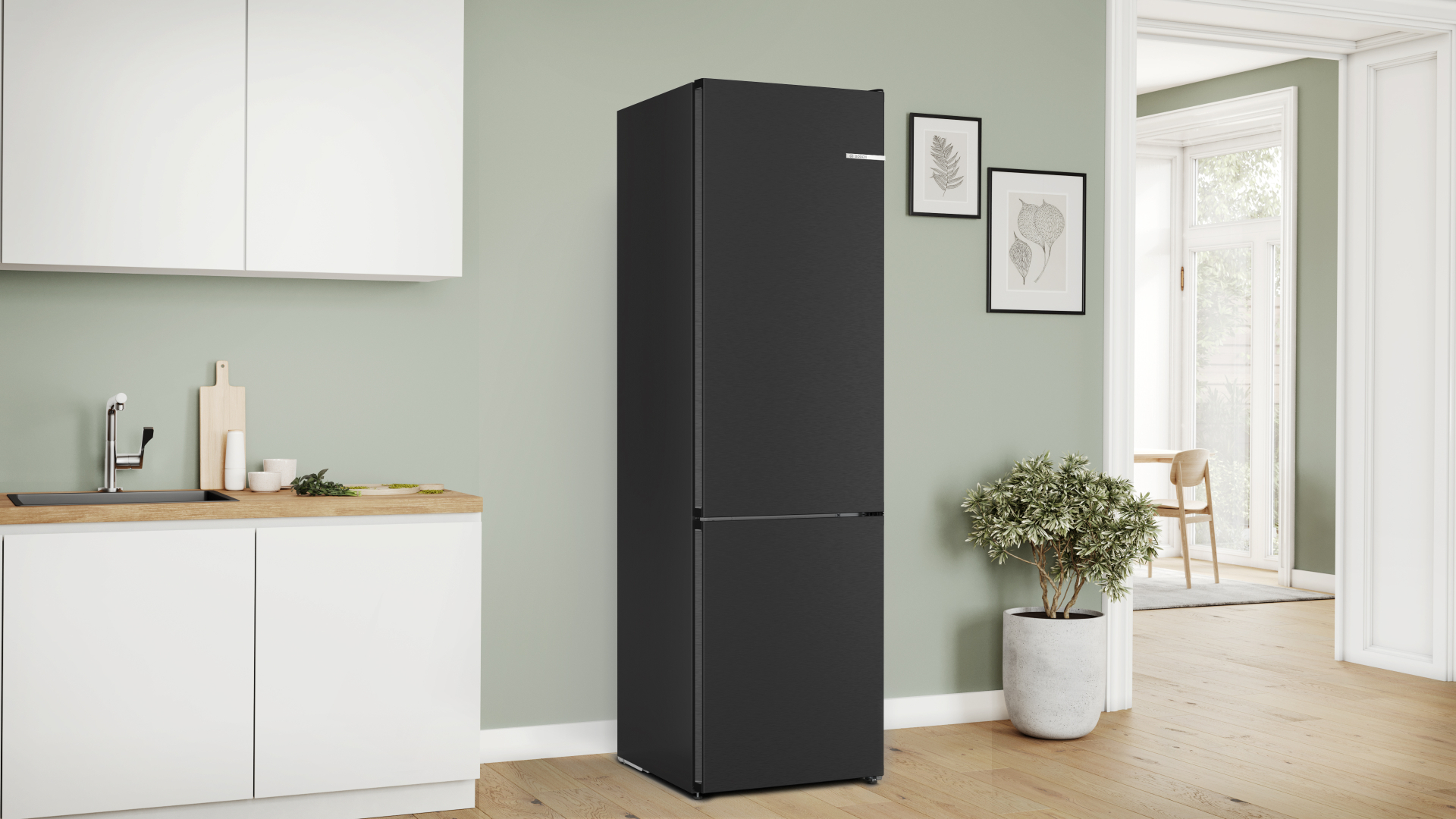 BOSCH SERIE 4 vrijstaande koel-/vriescombinatie - 203cm - KGN39EXCF