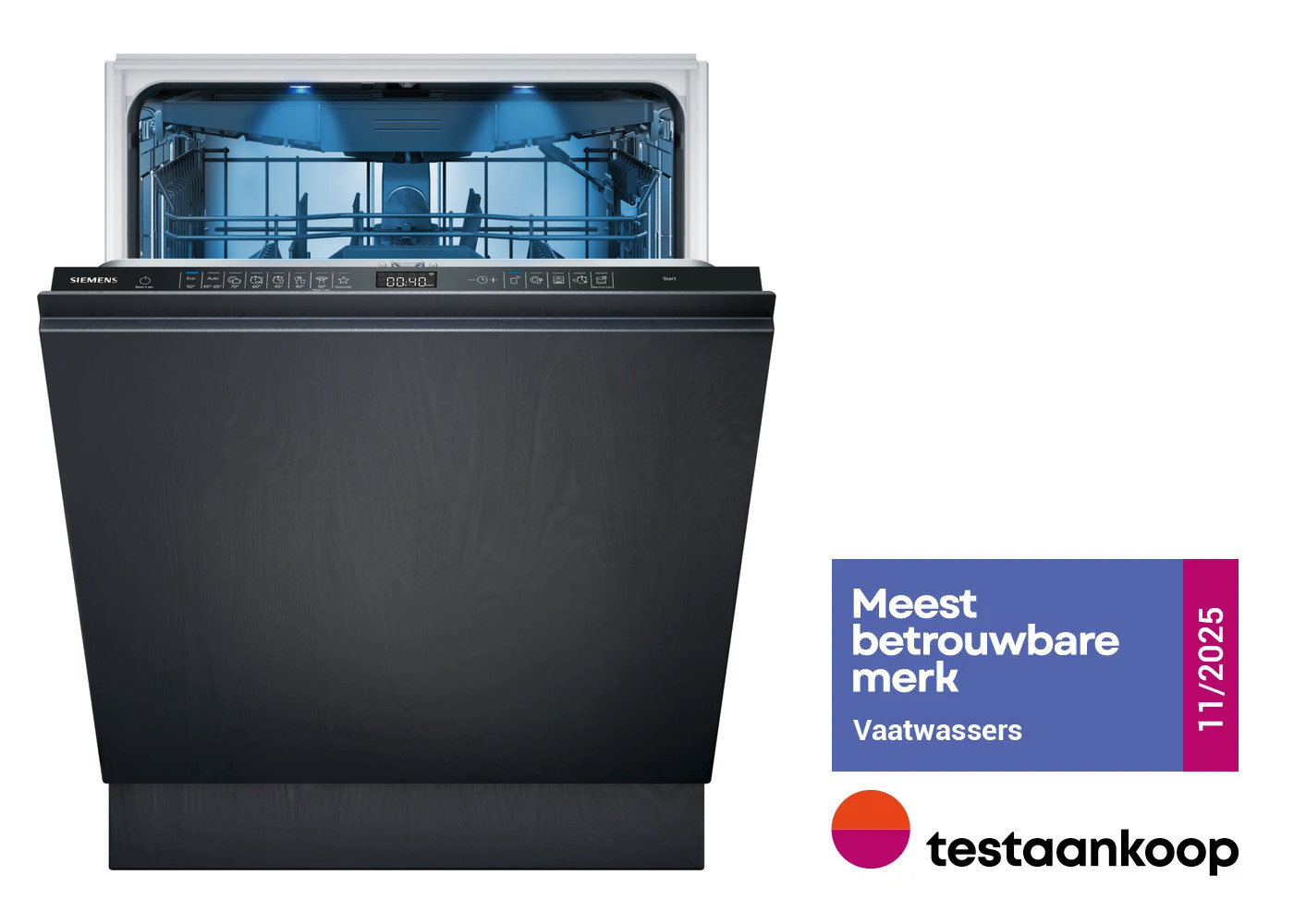 SIEMENS SN75ZX07CE iQ500 vaatwasser volledig integreerbaar