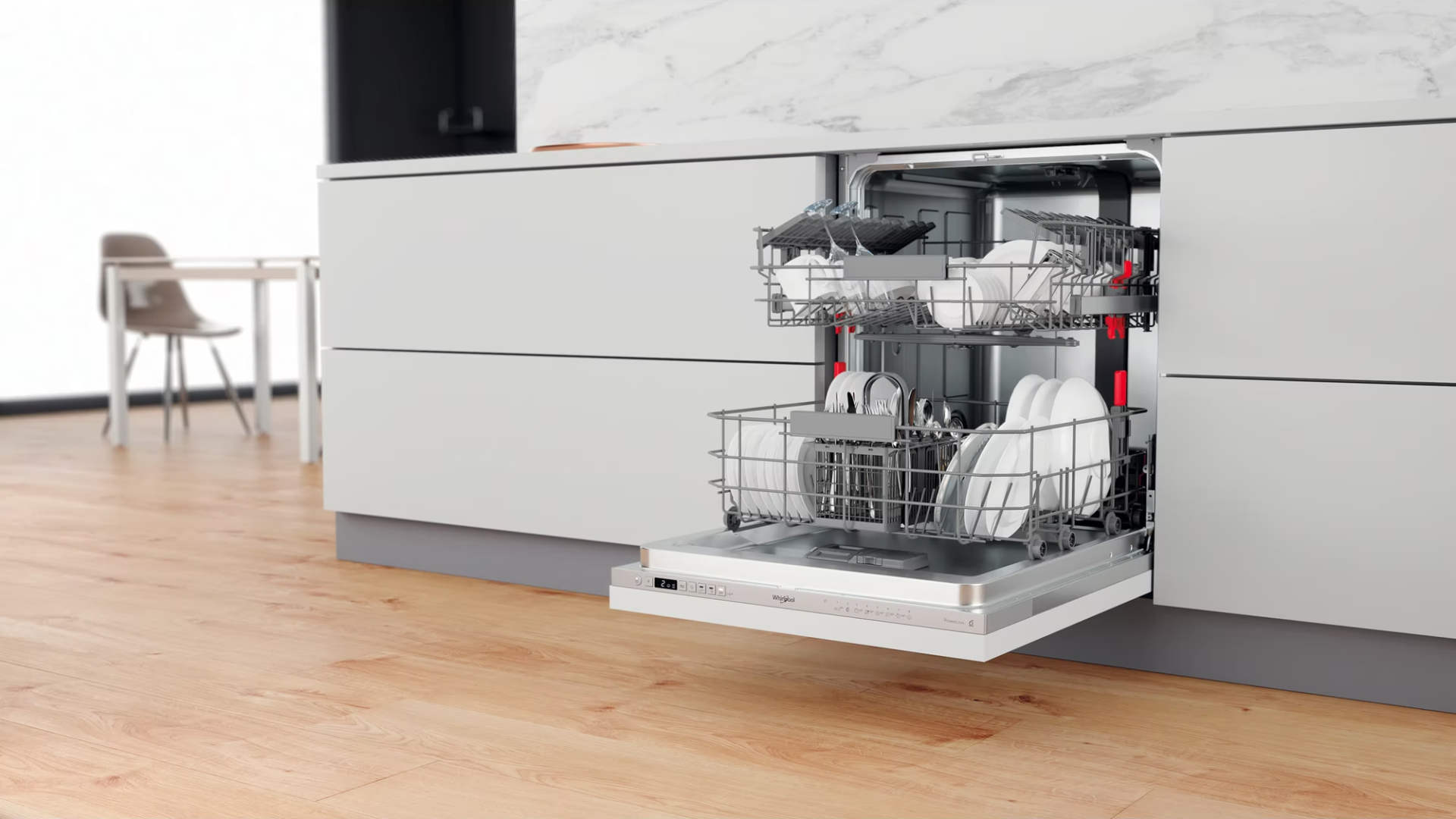 WHIRLPOOL vaatwasser volledig integreerbaar - WIC3C33PE