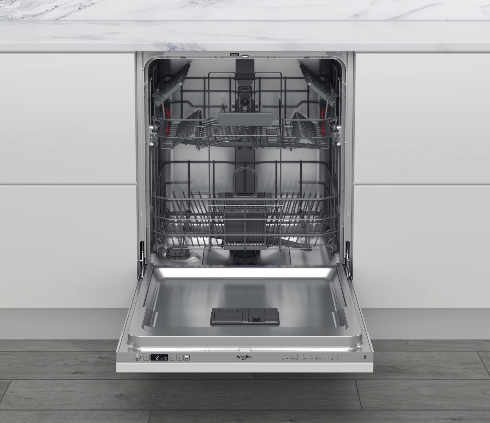WHIRLPOOL vaatwasser volledig integreerbaar - W3ID534SS