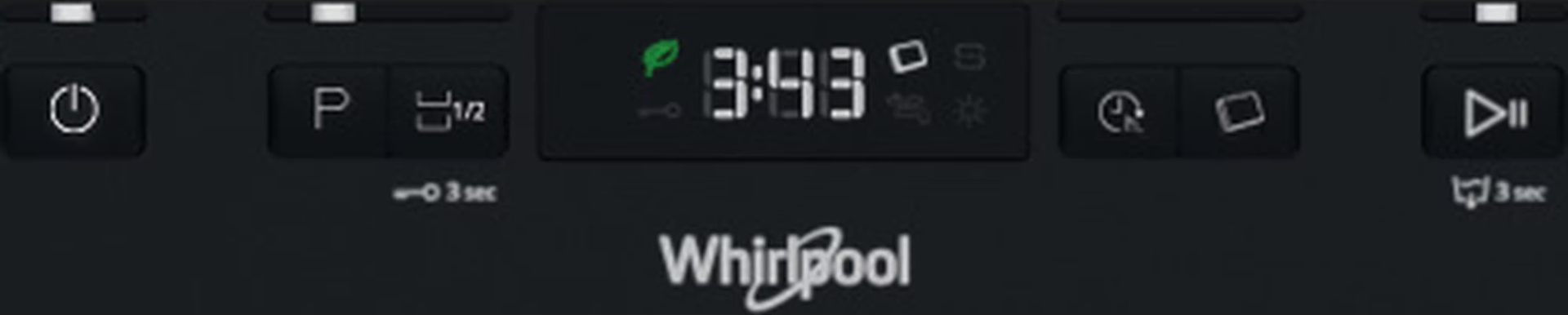 WHIRLPOOL vrijstaande vaatwasser - W2FHD624X