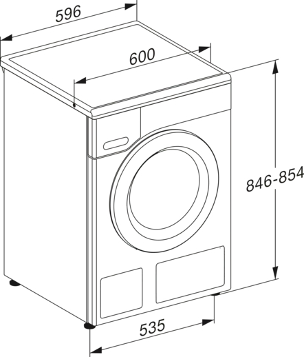 MIELE WTD163WCSBLW8/5KG