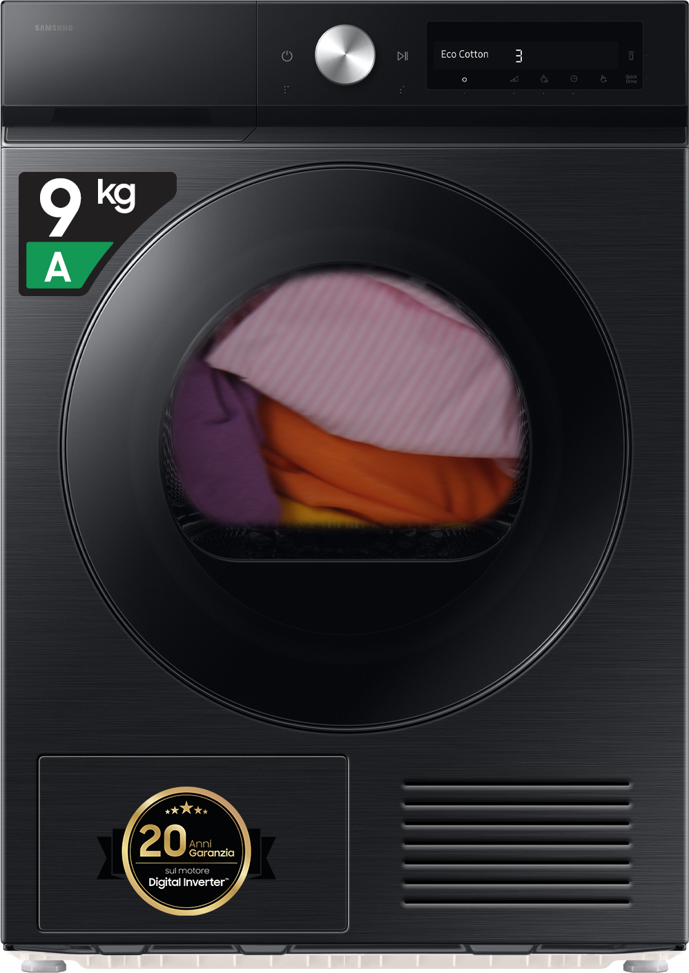 SAMSUNG Droogkast 9 kg - DV90DB7845GBU3