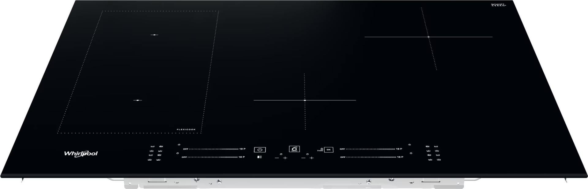 WHIRLPOOL inductiekookplaat - 77cm - WLS3377BF