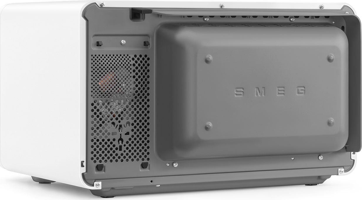 SMEG vrijstaande microgolfoven - combi - MOC02WHMEU