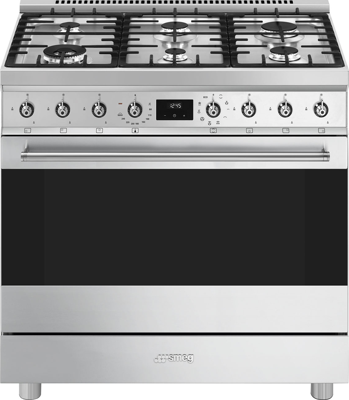 SMEG fornuis met gaskookplaat - 90cm - C9GMX2