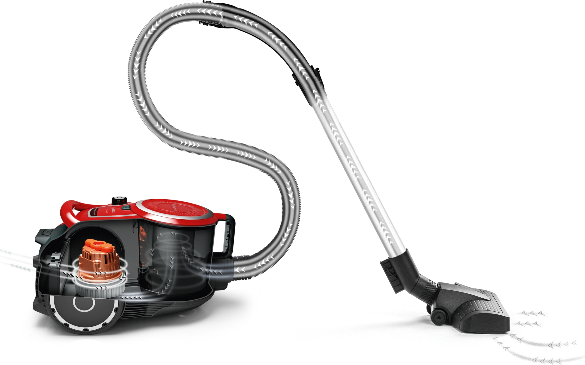 BOSCH  GS-41 stofzuiger zonder zak - BGS41PET1