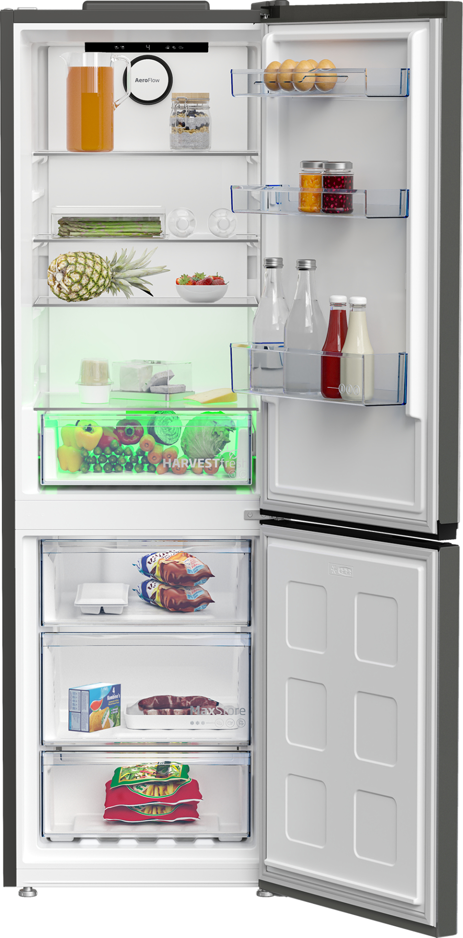 BEKO koel-/vriescombinatie - 186cm - B5RCNA366HG