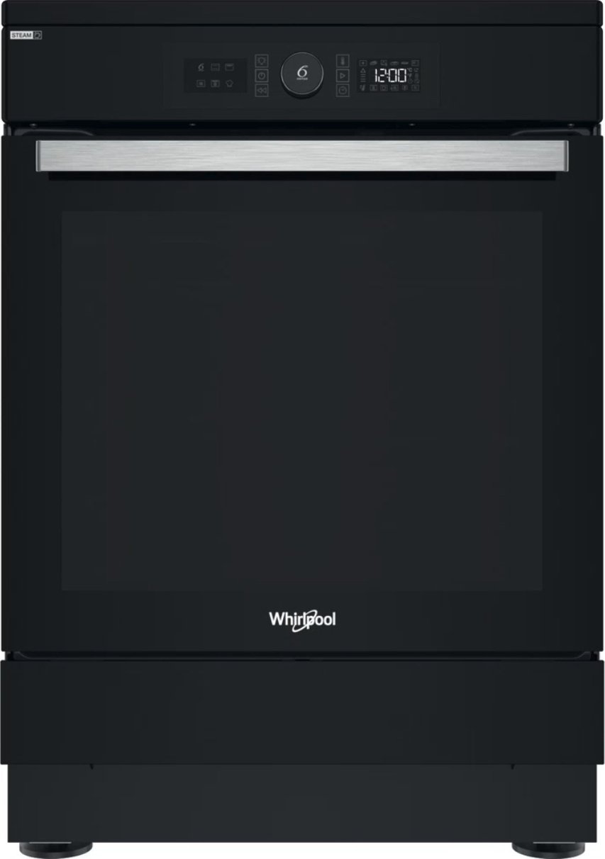 WHIRLPOOL fornuis met inductie kookplaat - 60cm - WS68IS8APBP/E