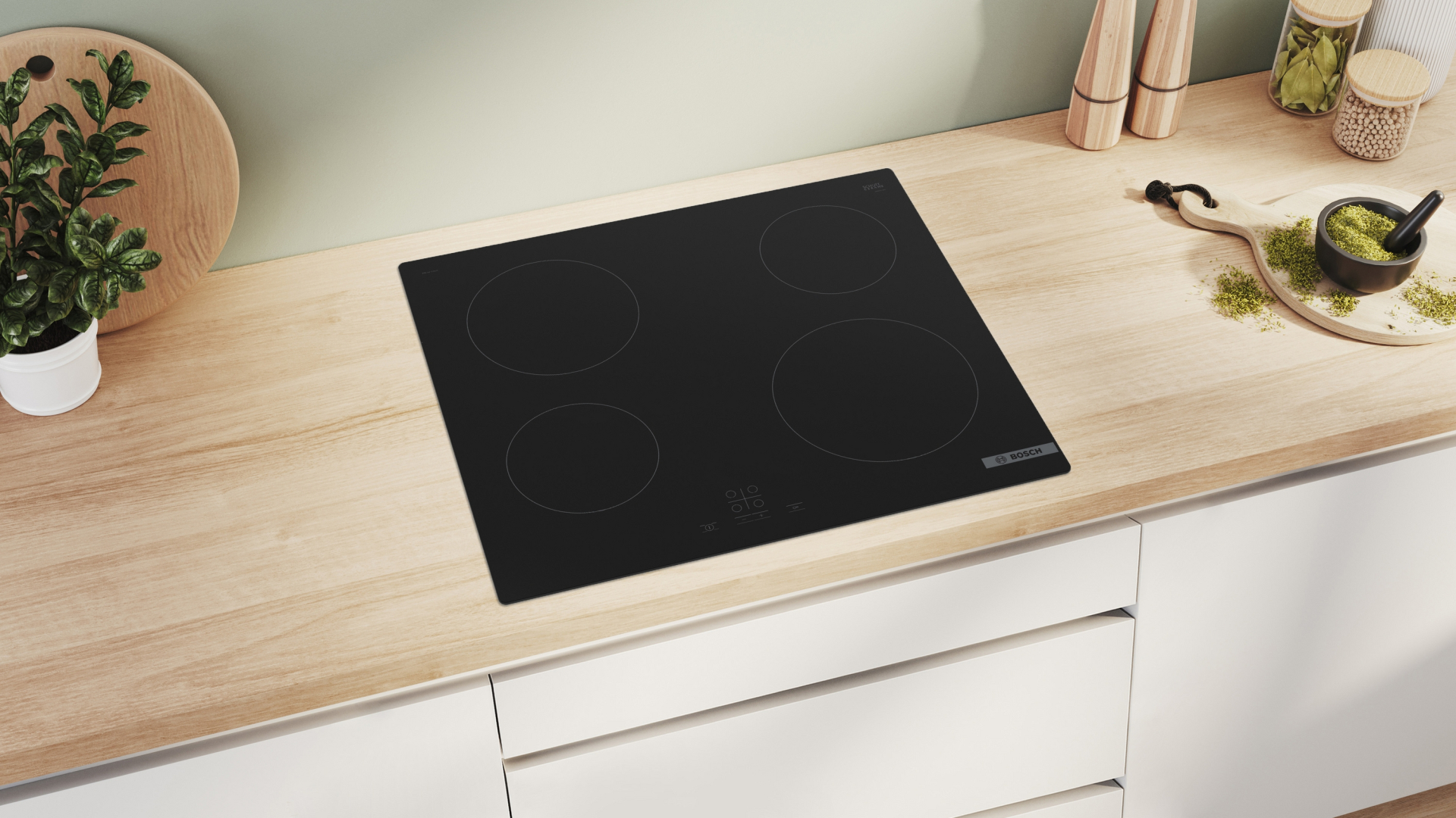 BOSCH SERIE 4 vitrokeramische kookplaat - 60cm - PKE611BA2E