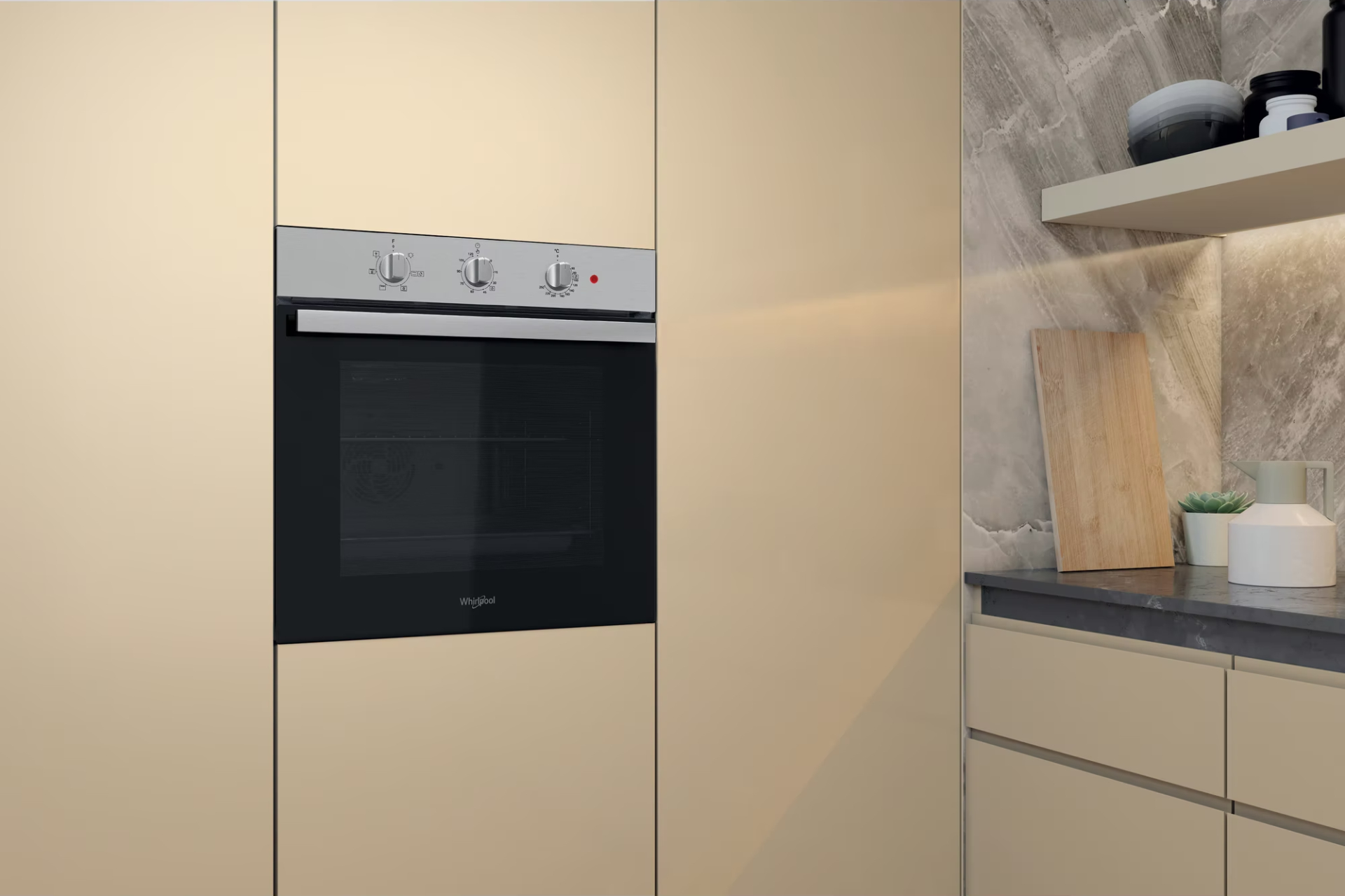 WHIRLPOOL NEW ACTUAL multifunctionele oven - 60cm - OMR35HR0X