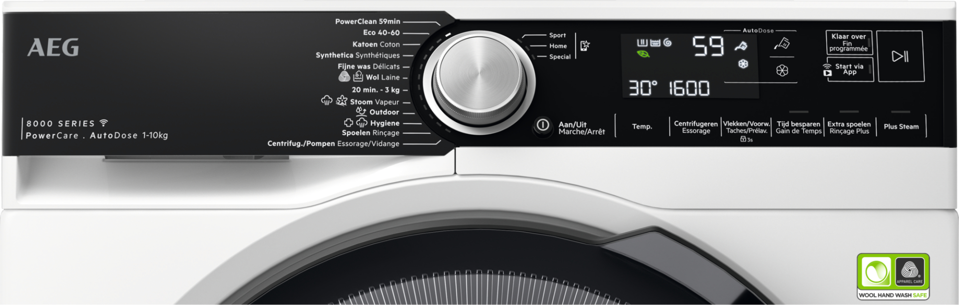AEG 8000 wasmachine - LR87Q066