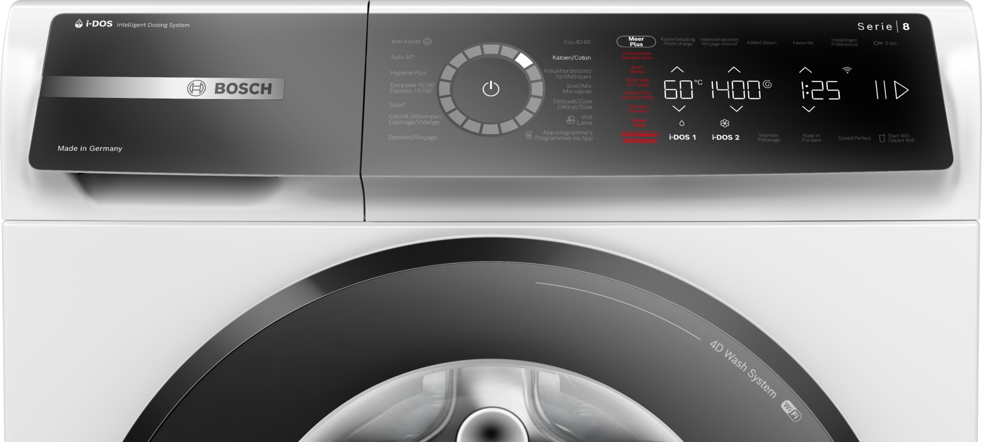 BOSCH SERIE 8 Wasmachine 9 kg - WGB244AAFG