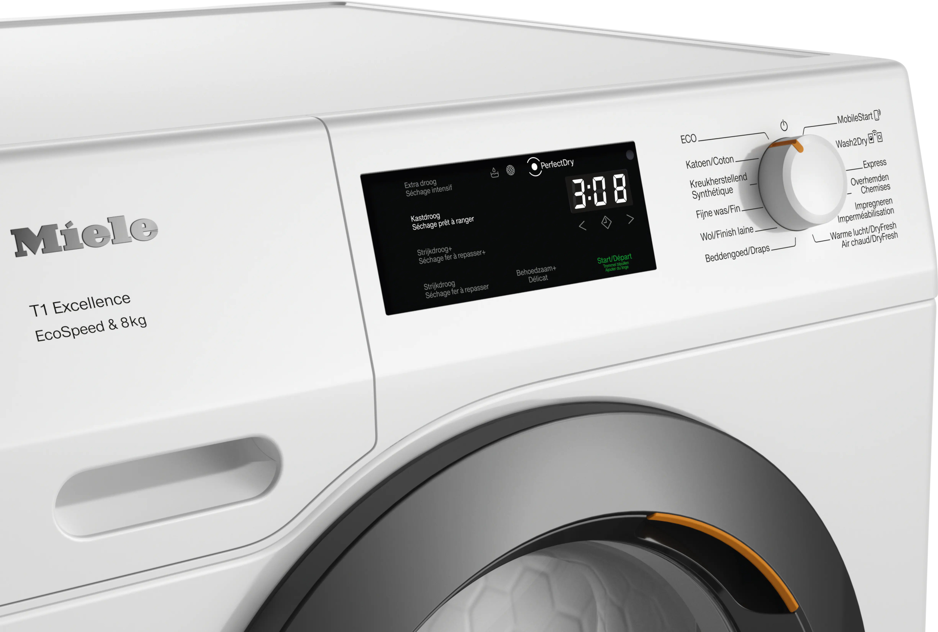 MIELE CHROME EDITION Droogkast 8 kg - TEC655WP