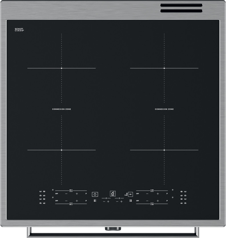 WHIRLPOOL fornuis met inductie kookplaat - 60cm - WS68IB8ACX/FR