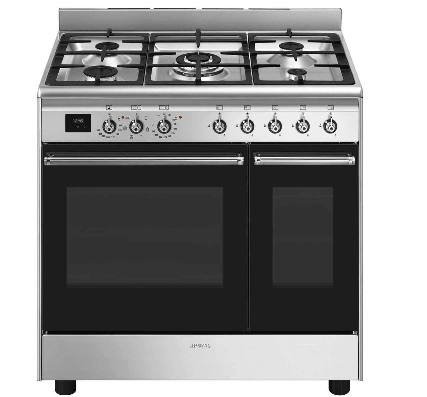 SMEG CX92GM fornuis met gaskookplaat - 90cm