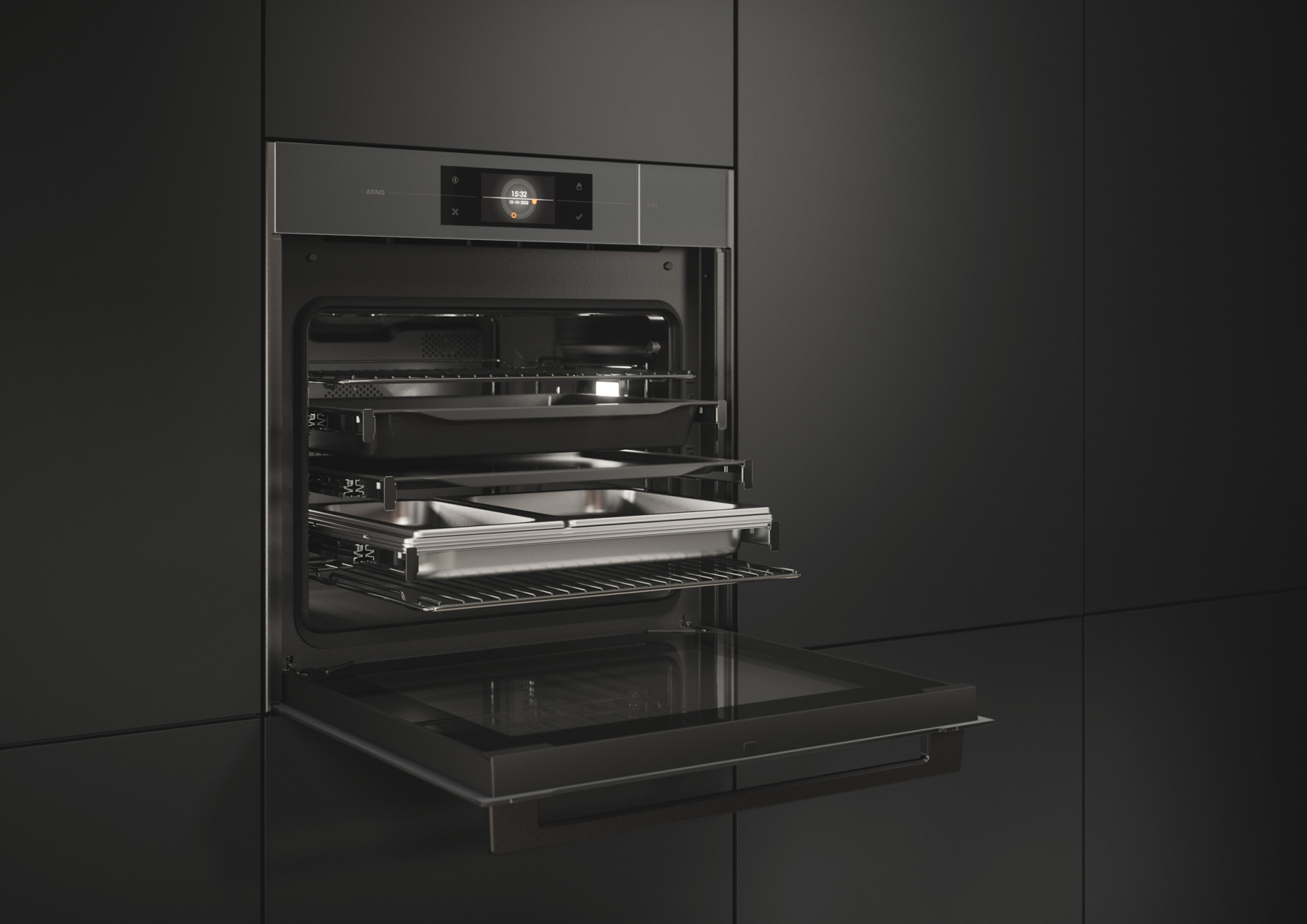 ATAG multifunctionele oven met stoom - 60cm - CS6585M1C