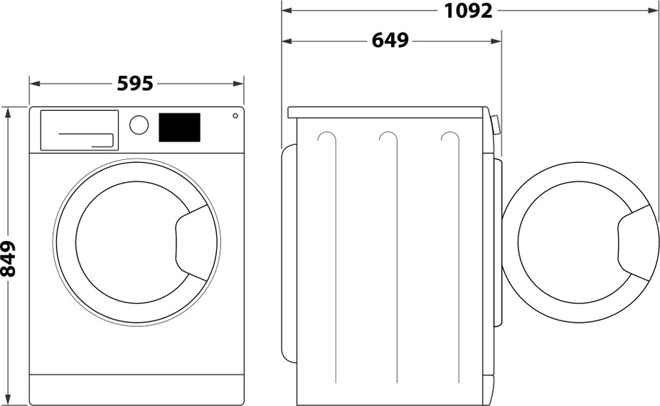 WHIRLPOOL droogkast - FFTM118X3BE