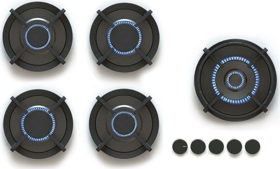 NOVY gaskookplaat - domino - 56075