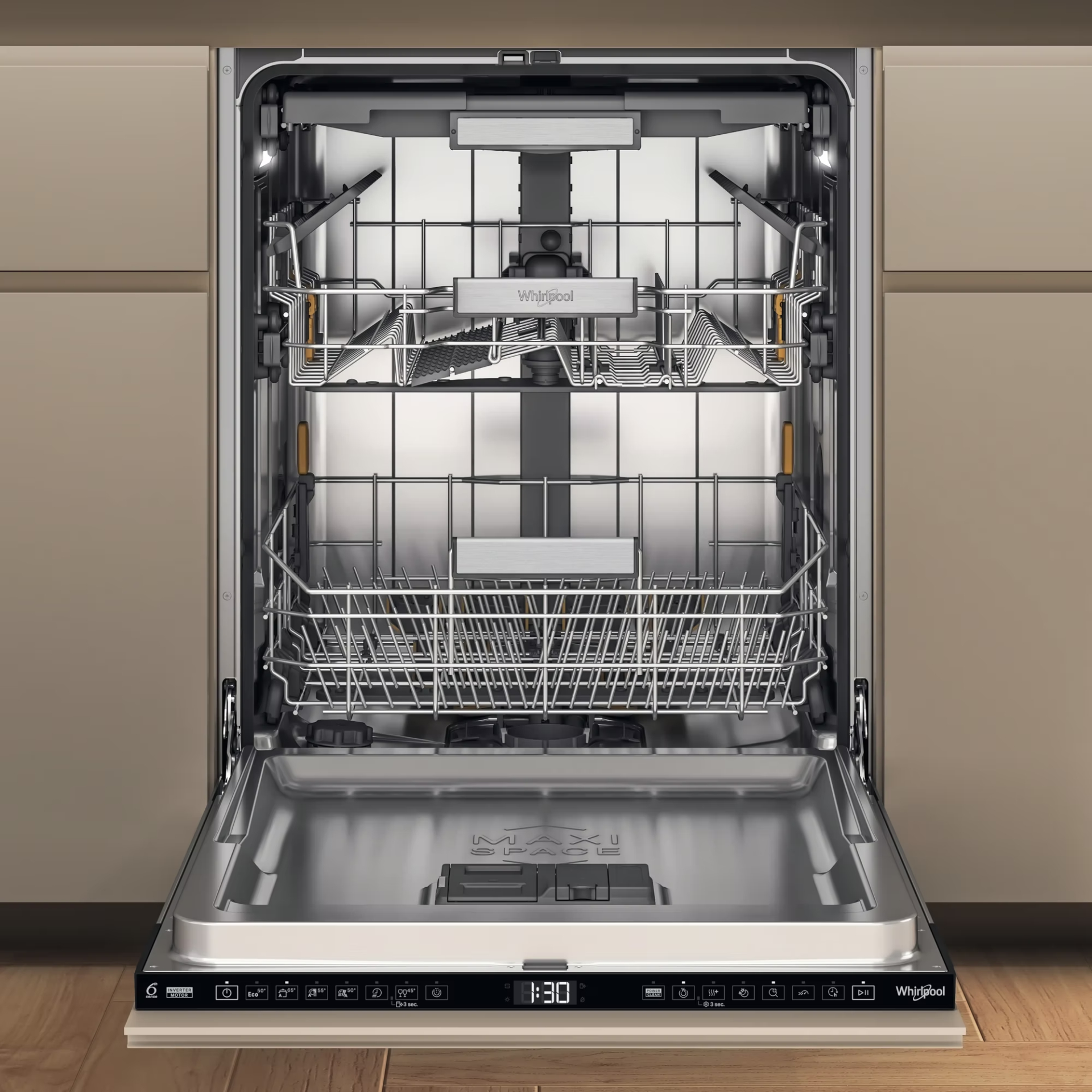 WHIRLPOOL vaatwasser volledig integreerbaar - WH7IA115B2M3TUS0