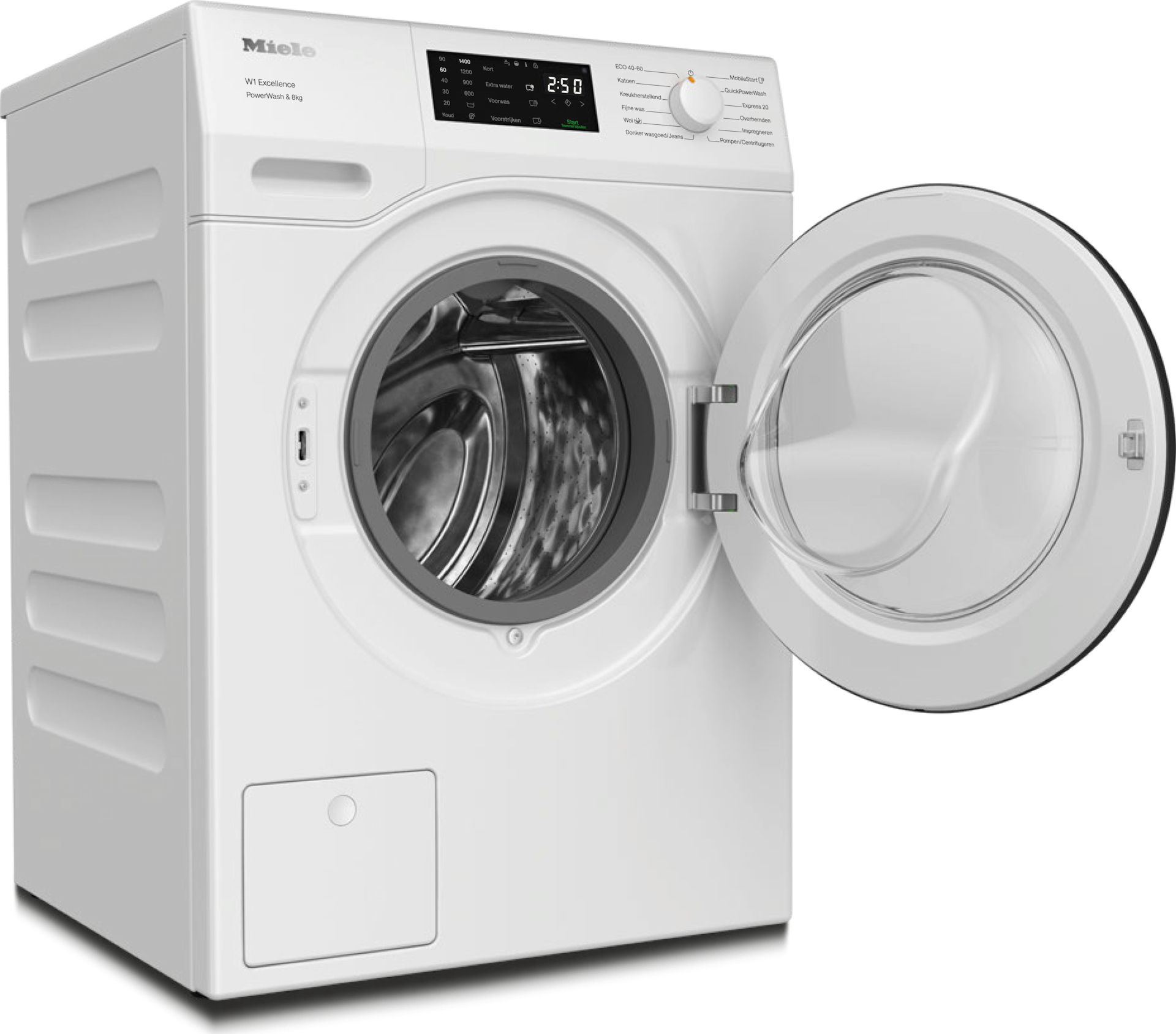 MIELE CHROME EDITION Wasmachine 8 kg - WEB375WPS