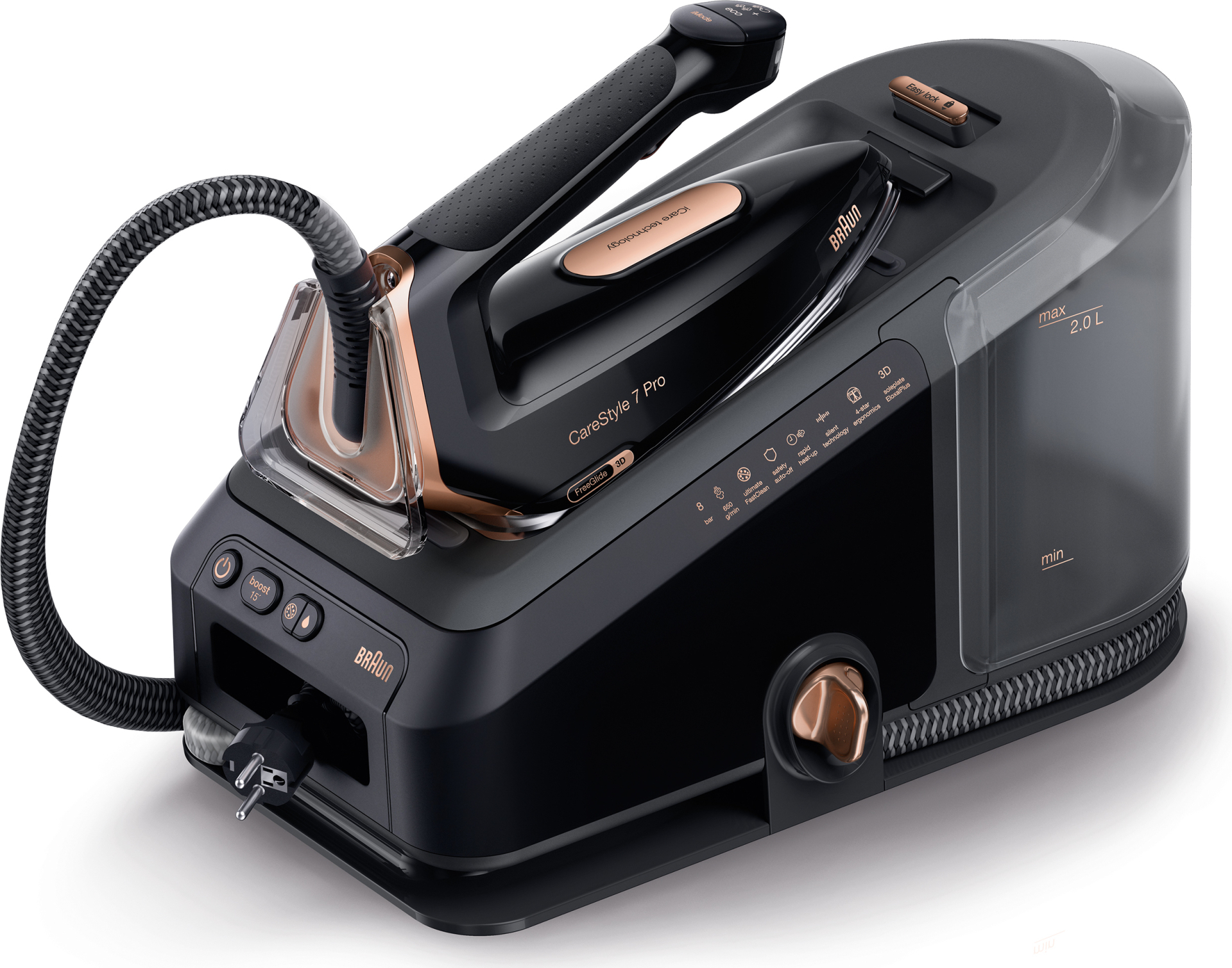 BRAUN CareStyle 7 Pro Stoomgenerator - IS7286BK