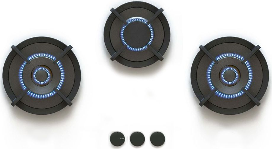 NOVY gaskookplaat - domino - 56009