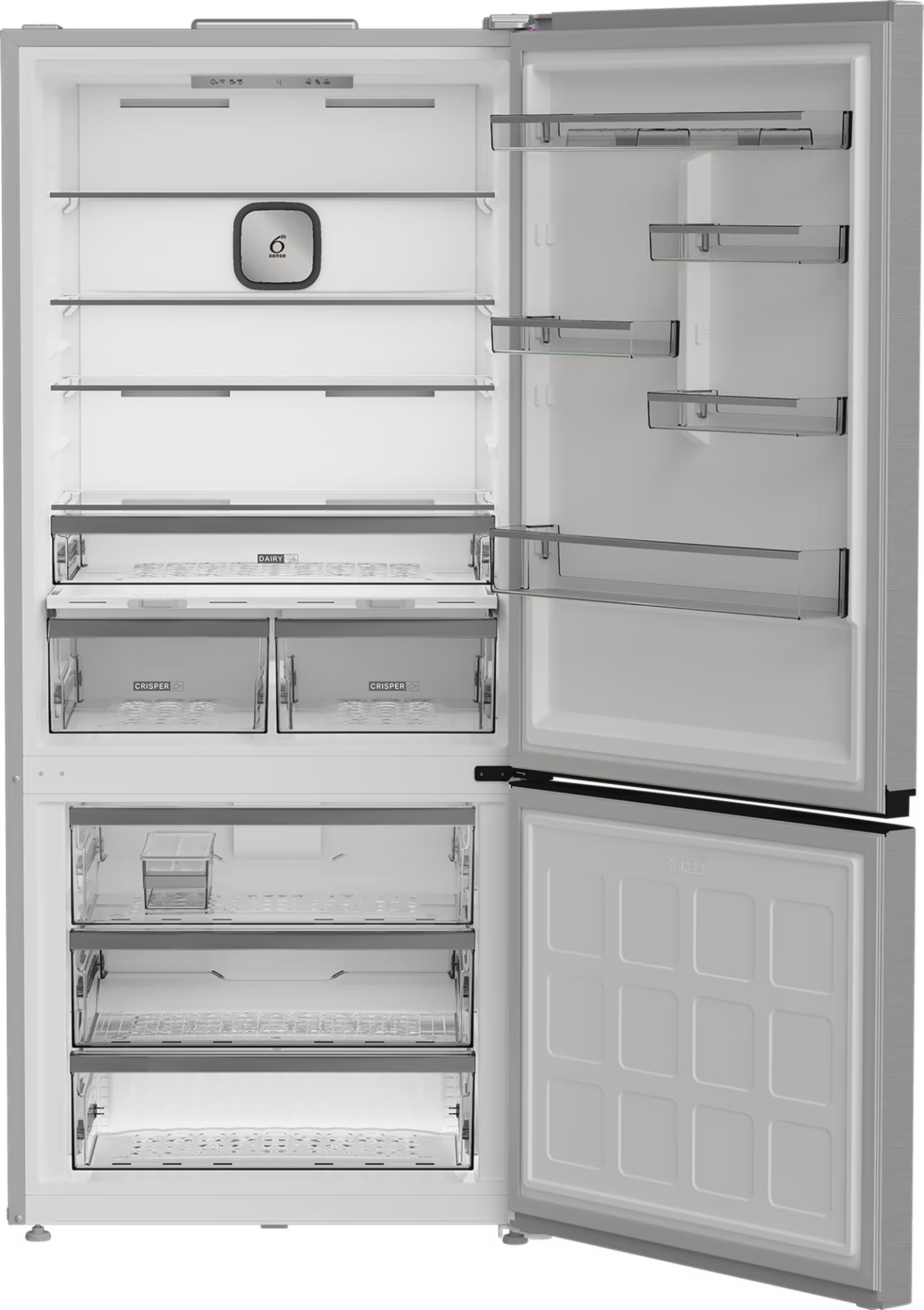 WHIRLPOOL vrijstaande koel-vriescombinatie - WHK26614X8E