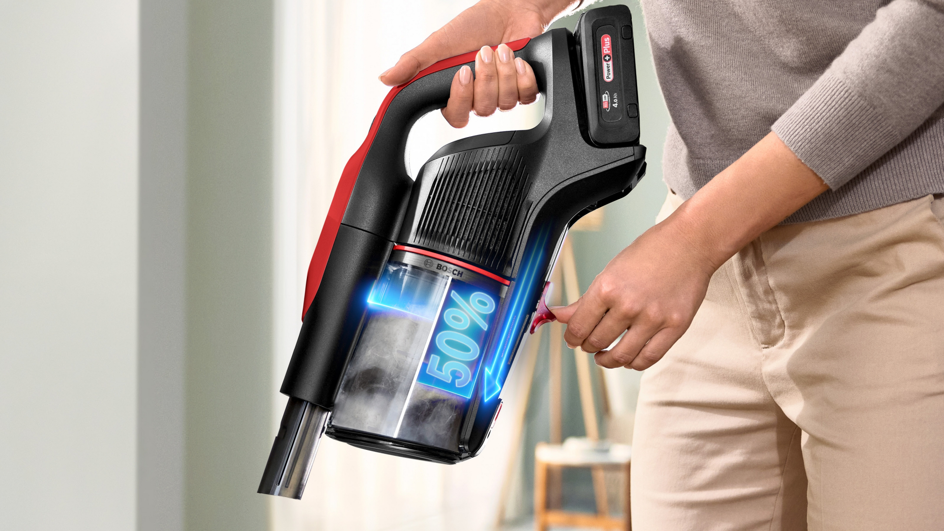 BOSCH  Unlimited 10 steelstofzuiger - BCS1041PET