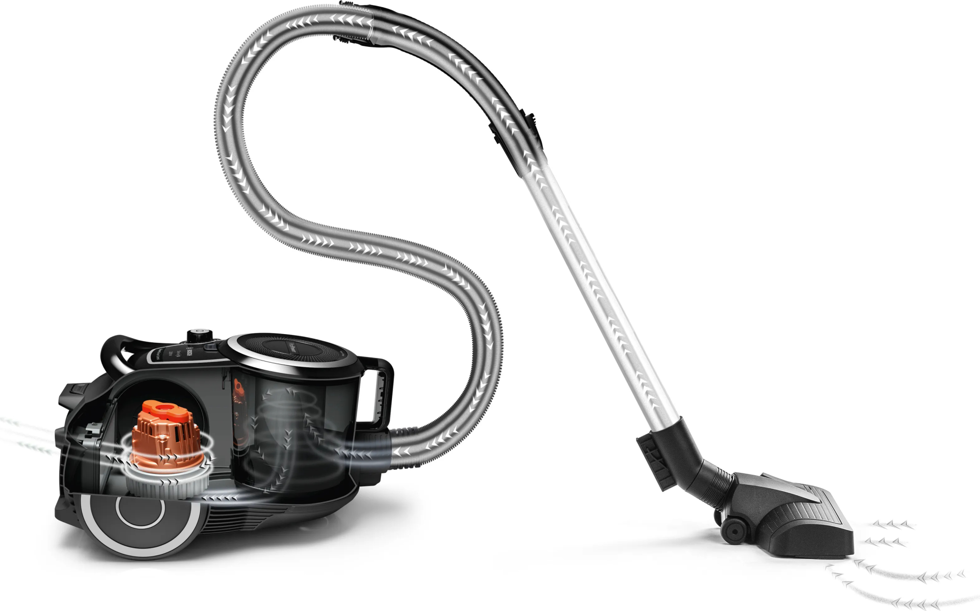 BOSCH  GS-41 stofzuiger zonder zak - BGS41K332