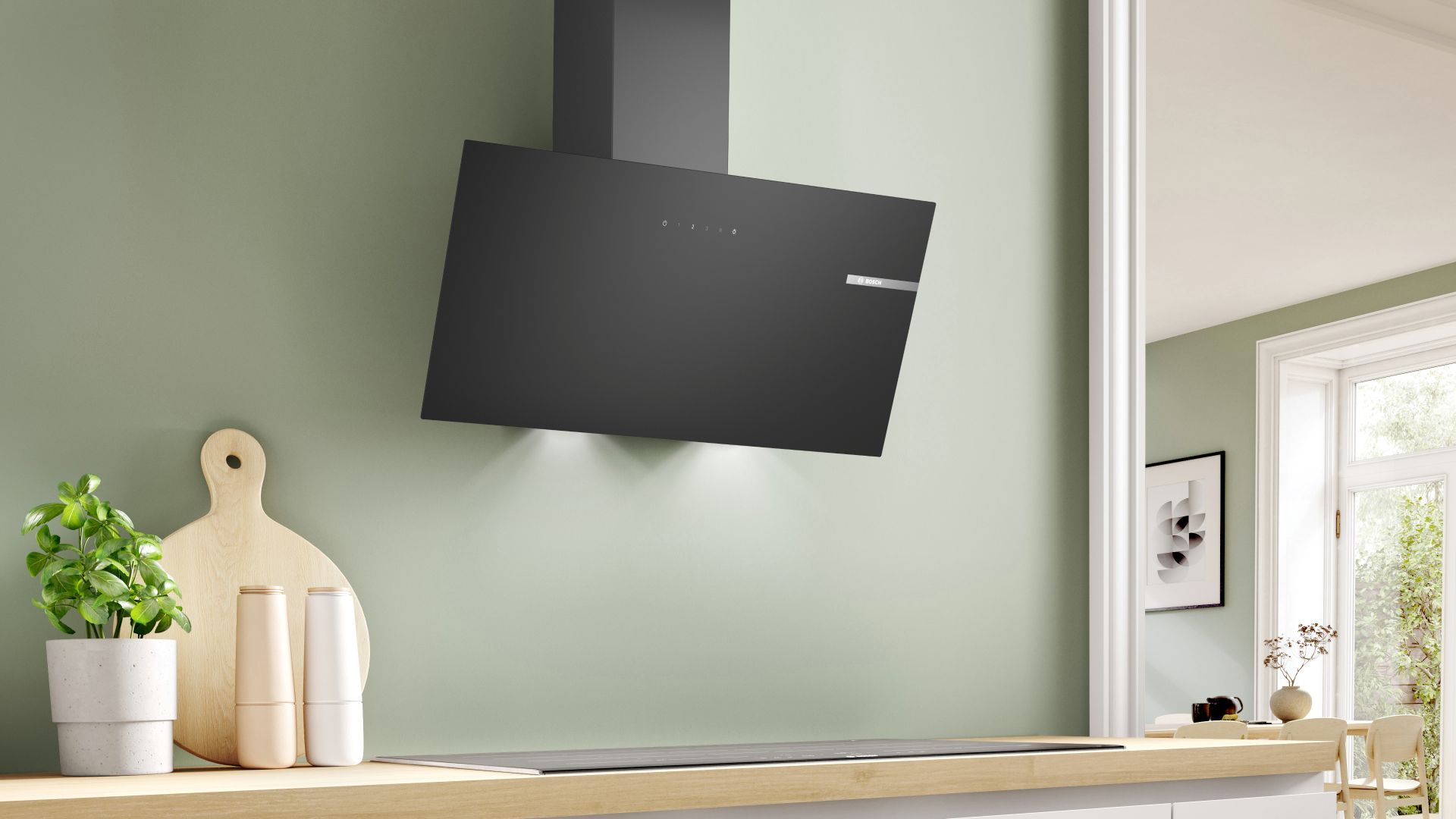 BOSCH SERIE 2 headfreedampkap - 80cm - DWK85DK60