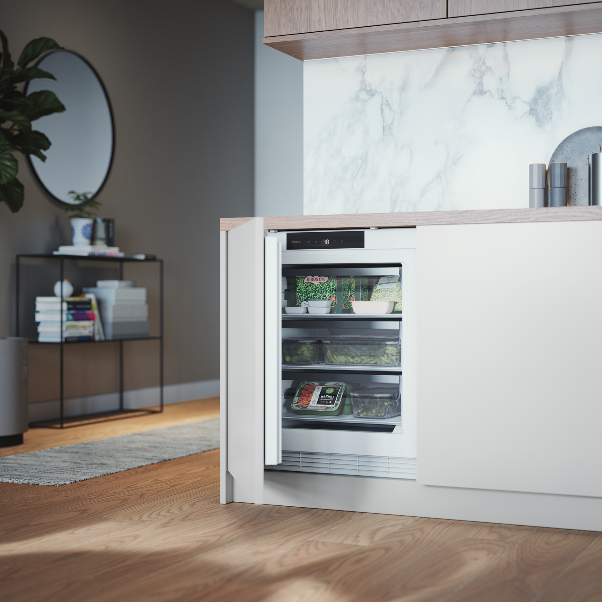ATAG onderbouw vriezer - KU2590C