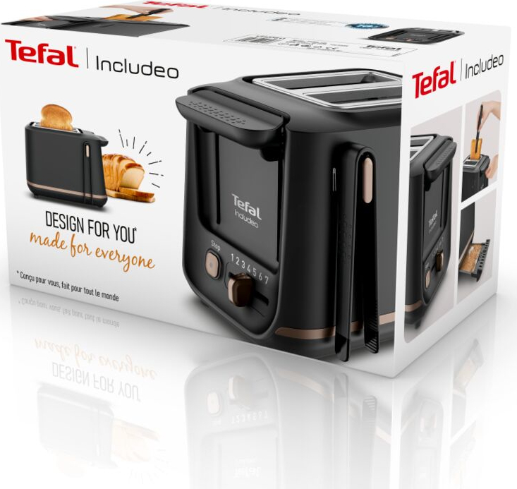 TEFAL Broodrooster zwart - TT533811