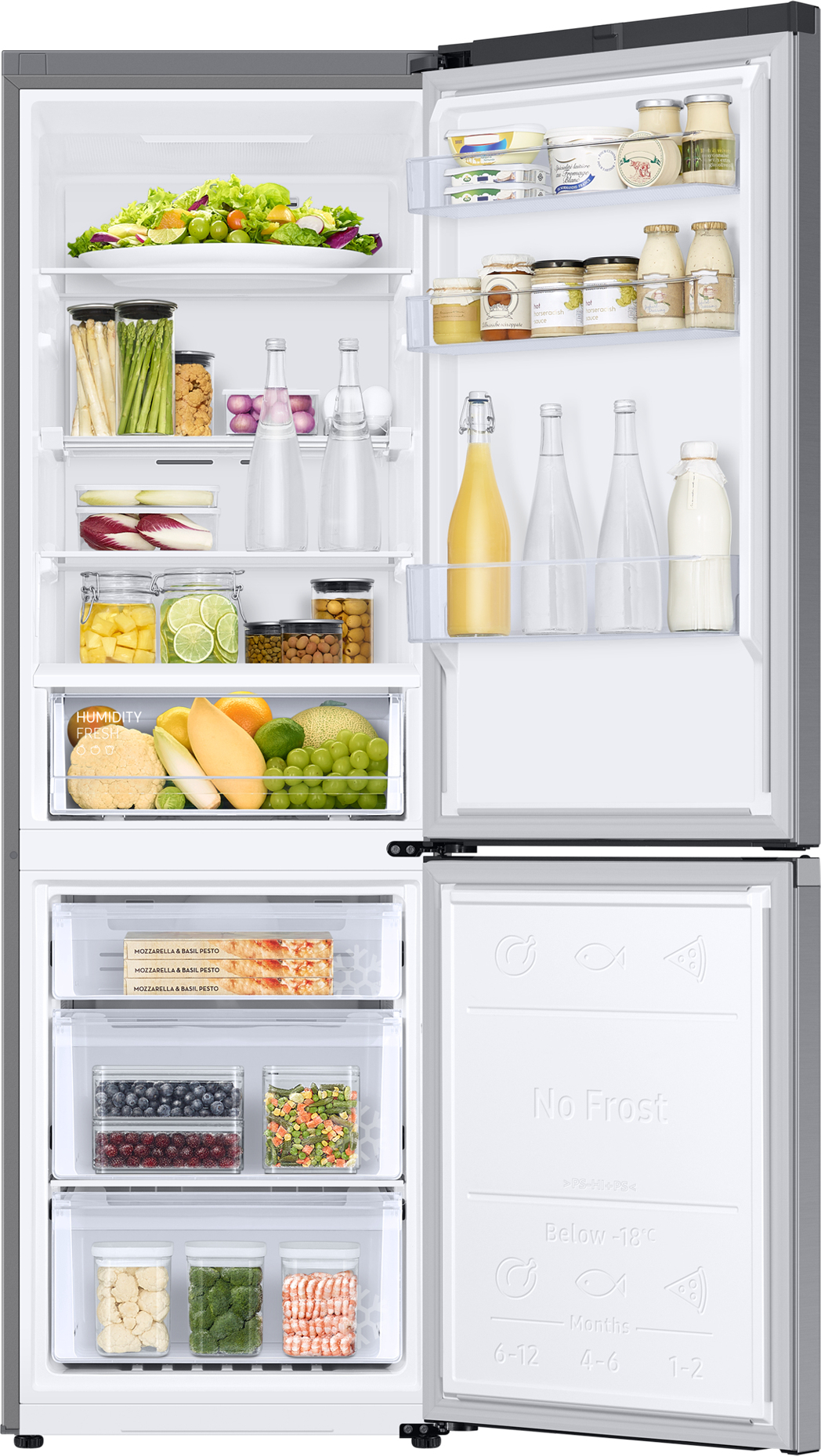SAMSUNG Vrijstaande koel-vriescombinatie - RB34C671DS9/EF