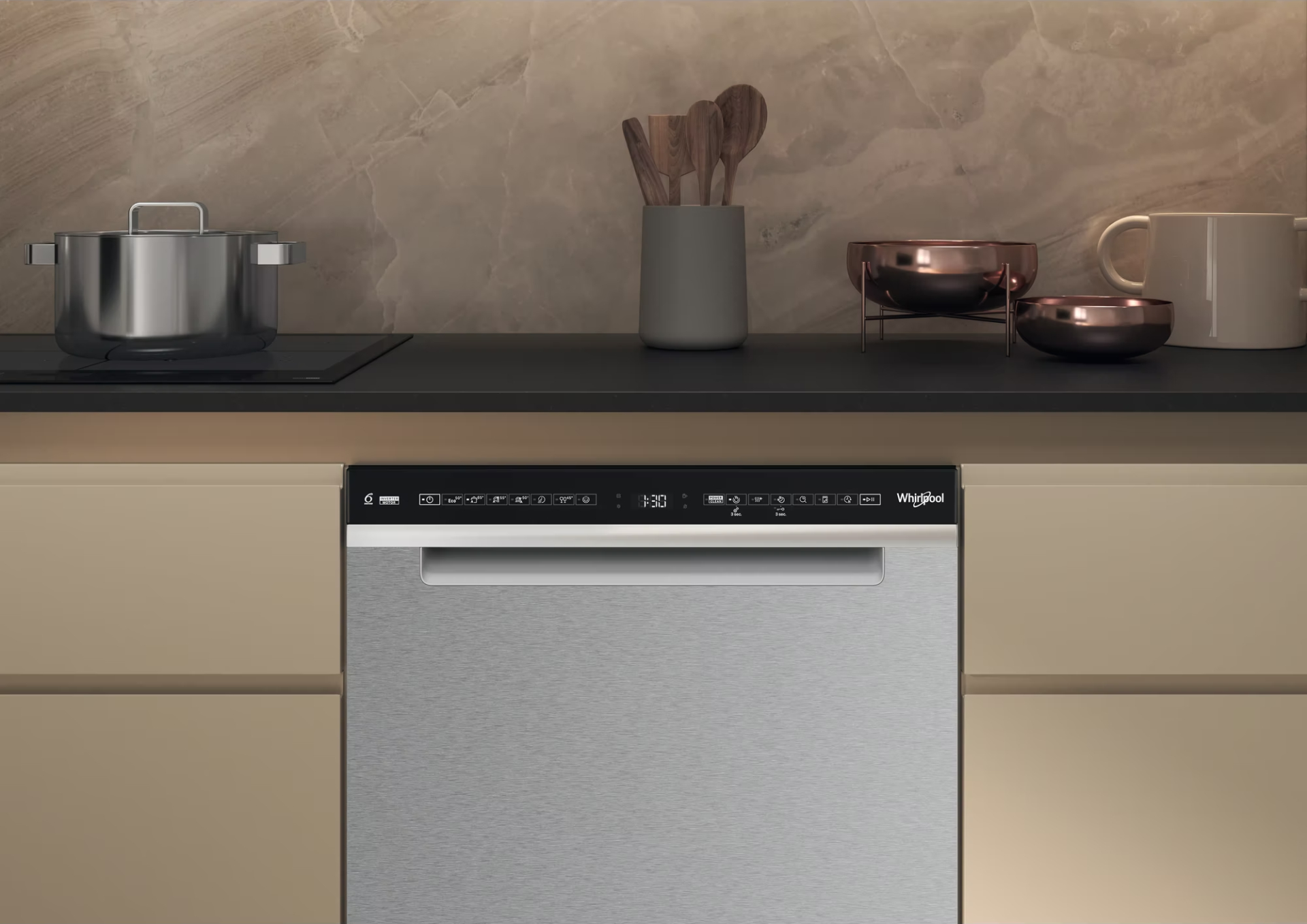 WHIRLPOOL vaatwasser onderbouw - W7UHS31X