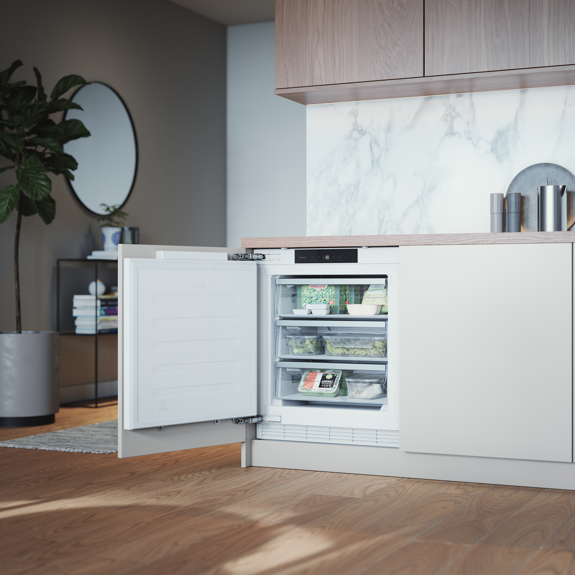 ATAG onderbouw vriezer - KU2590C