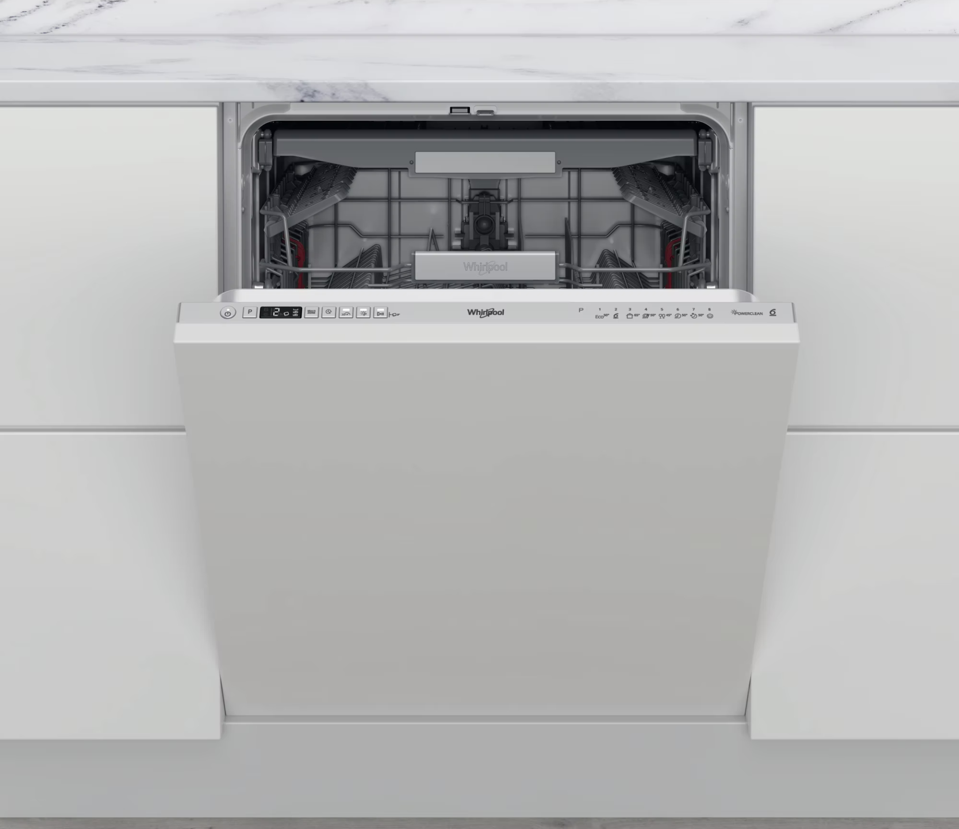 WHIRLPOOL vaatwasser volledig integreerbaar - WIO3T126PFE