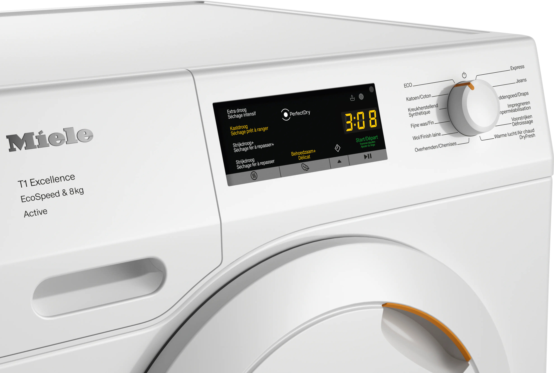 MIELE CHROME EDITION Droogkast 8 kg - TEA535WP
