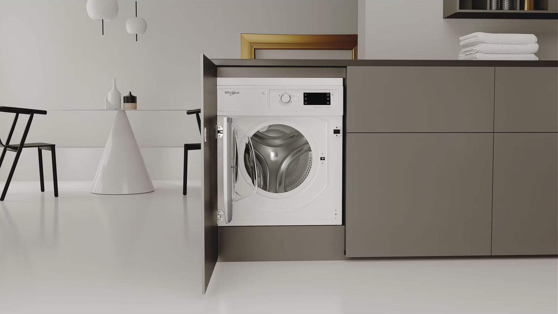 WHIRLPOOL Inbouw wasmachine 9 kg - BIWMWG91485EU