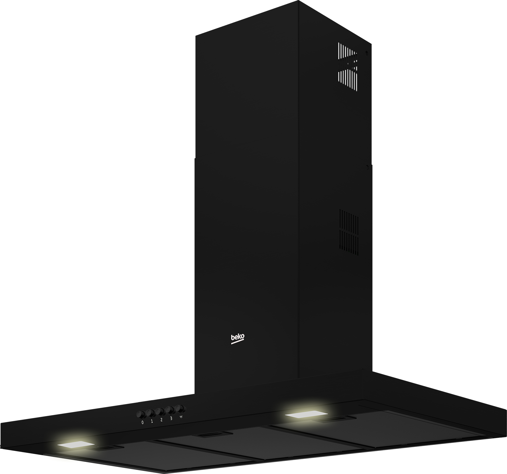BEKO wandschouwdampkap - 90cm - BHCB96622BBB