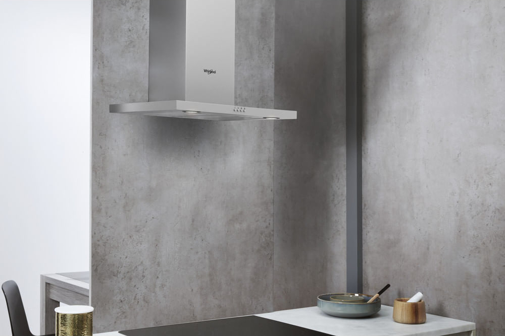 WHIRLPOOL wandschouwdampkap - 60cm - AKR5583IX