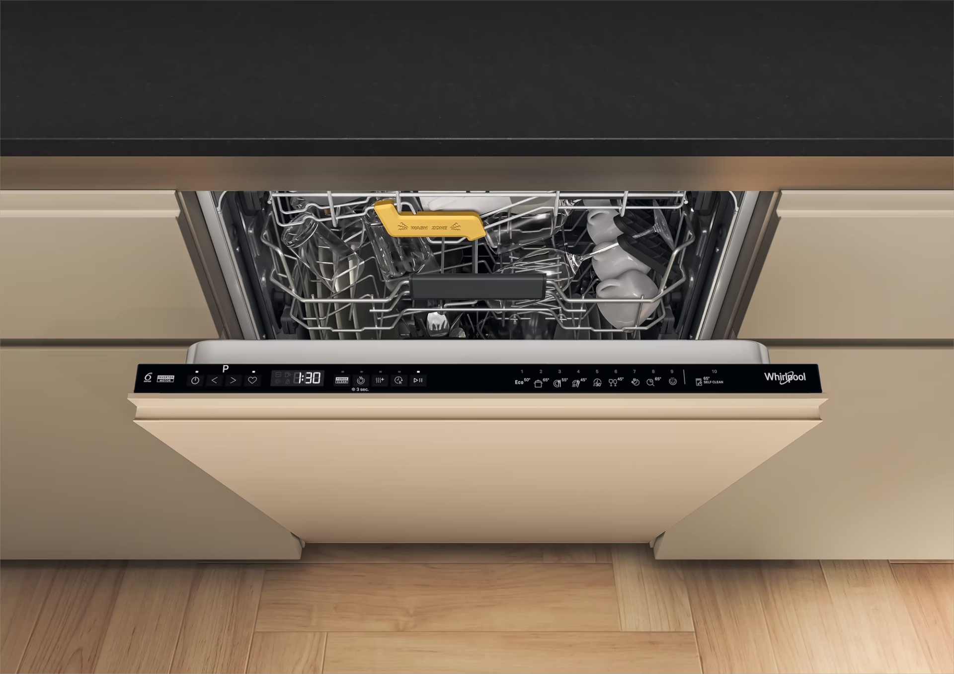 WHIRLPOOL vaatwasser volledig integreerbaar - WH8IPB14AM6L0
