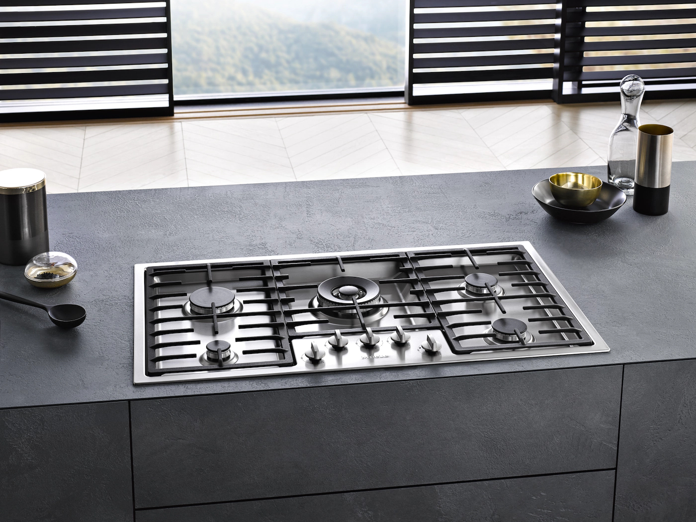 MIELE gaskookplaat - 88cm - KM2356-1