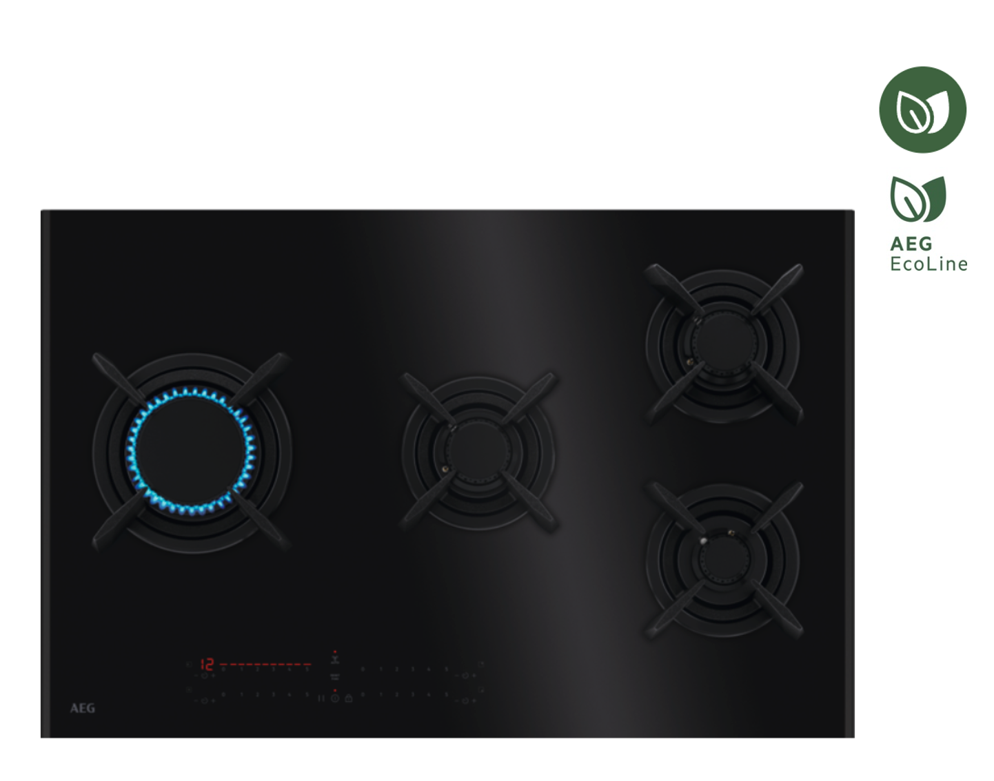 AEG HVB8453IB 9000 gaskookplaat - 80cm