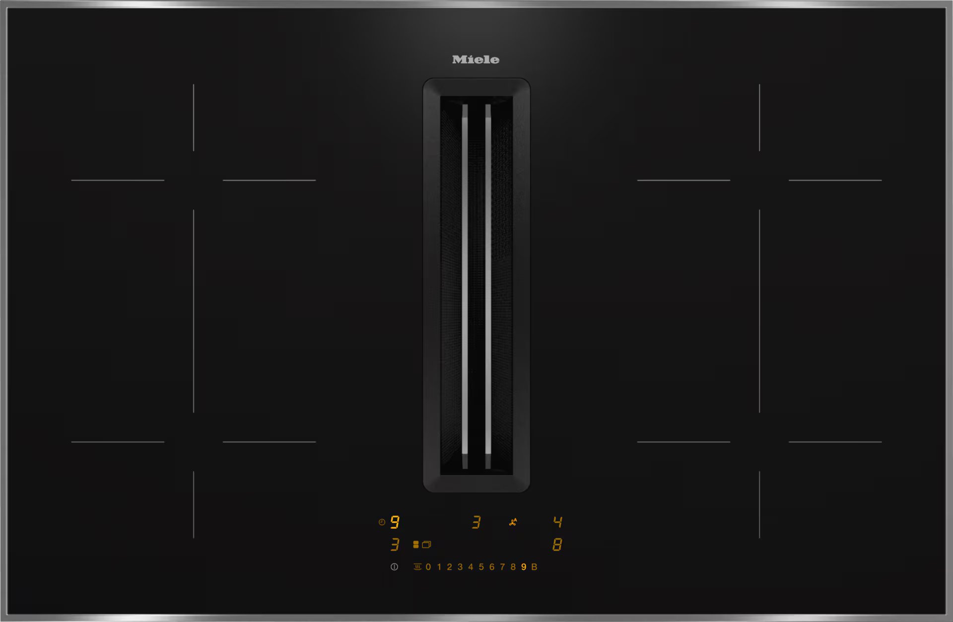 MIELE KMDA7473-1FRSILENCEEDST kookplaat met afzuiging - 80cm